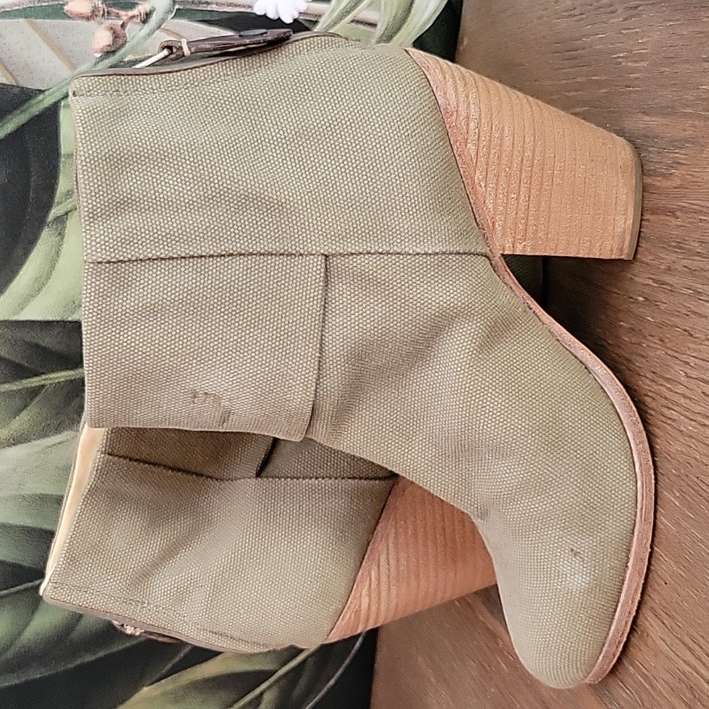 Rag And Bone Heeled Canvas Booties - image 3
